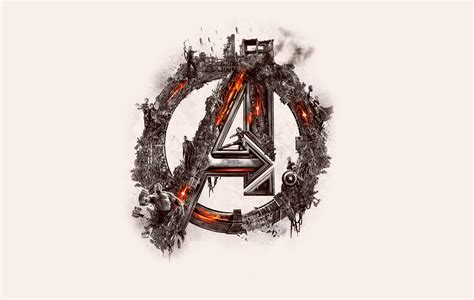 Avengers Logo Wallpaper - WallpaperSafari