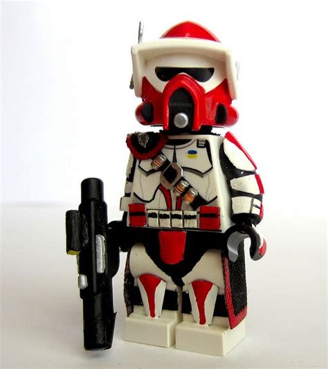 Custom lego red clone Arf Arc trooper | Star wars minifigures, Lego star wars, Custom lego