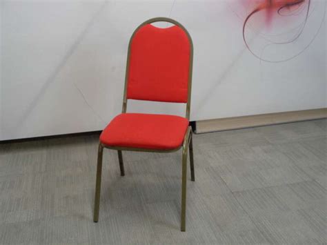 Recycled Business Furniture | red&stacking;chairs