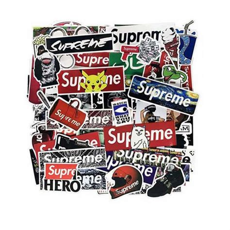 Supreme Phone Sticker | Cool Supreme Stickers Wholesale | Zigpac