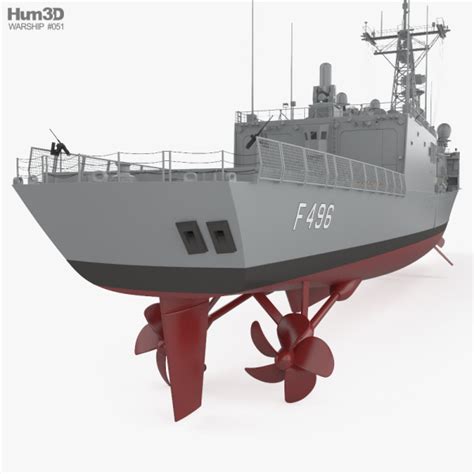 Oliver Hazard Perry-class frigate 3D model - Download Warship on 3DModels.org