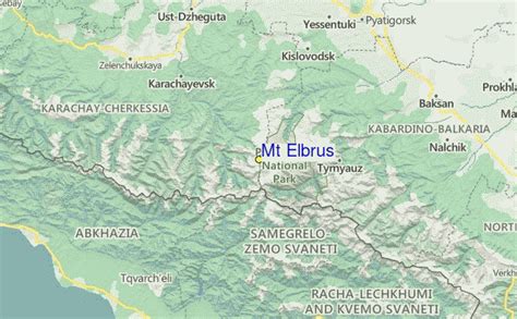 Gallery Elbrus Mountain Map