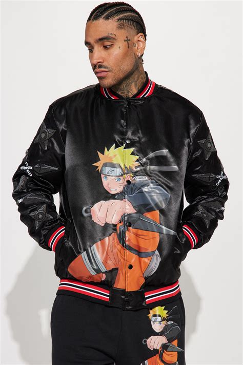 Naruto Fight Bomber Jacket - Black | Fashion Nova, Mens Jackets ...