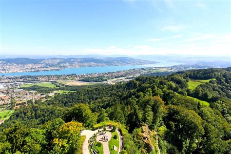 The aerial view of Lake Zurich from the top of Mount Uetliberg Zurich Travel, Zürich, Mall Of ...