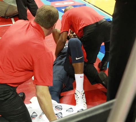 Paul George Leg Injury - Paul George Suffers Broken Leg Injury in US ...