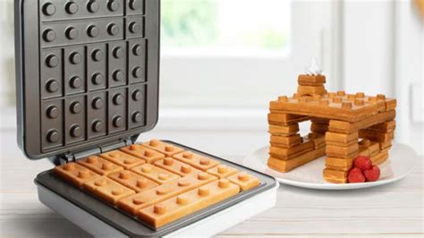 Lego waffle maker lets you play with your food