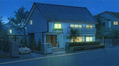 Anime House Outside Background