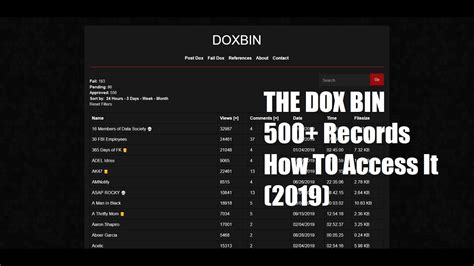 How to access The DoxBin (*2019*) - YouTube