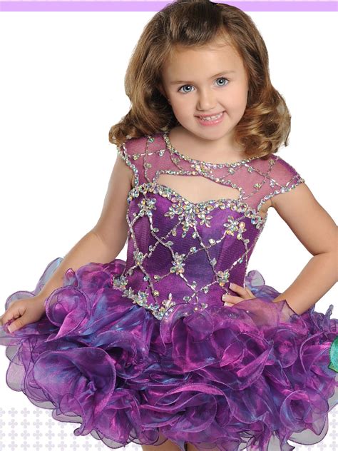 Ritzee Cupcake B847 pageant dress. Made with a slight sweetheart ...