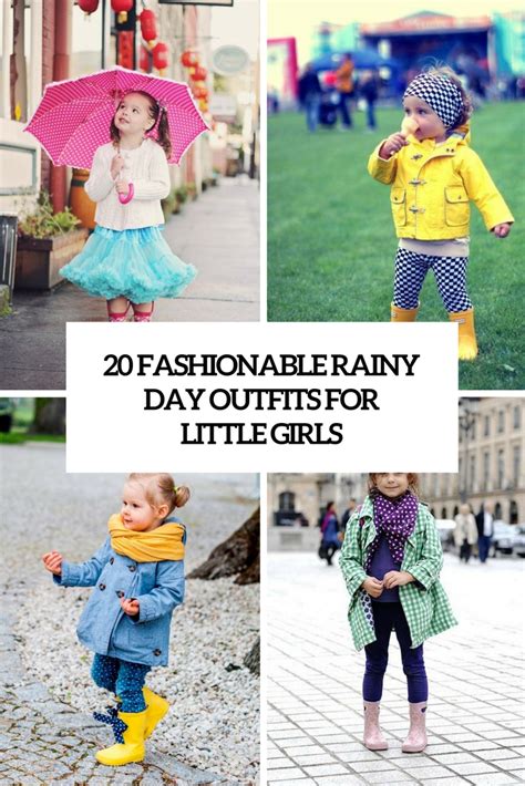 20 Fashionable Rainy Day Outfits For Little Girls - Styleoholic