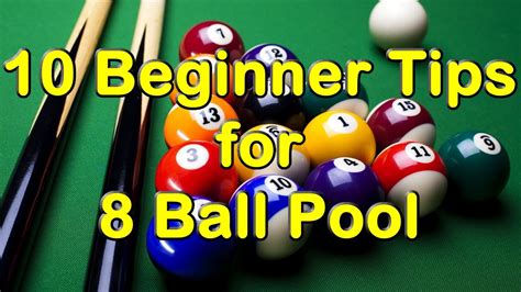 10 Beginner Tips | 8 Ball Pool - YouTube