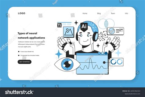 Types Artificial Neural Network Applications Web Stock Vector (Royalty ...