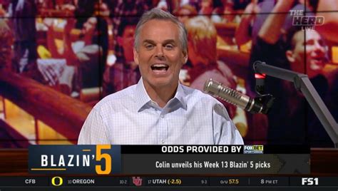 Blazing 5: Colin Cowherd Week 13 NFL Picks 2021 On Fox Sports