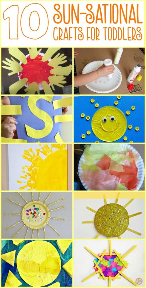 10 Easy Sun Themed Crafts for Toddlers and Preschoolers