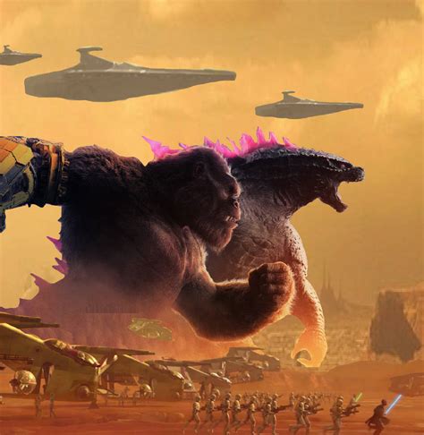 Godzilla and Kong fight for the Republic by MnstrFrc on DeviantArt