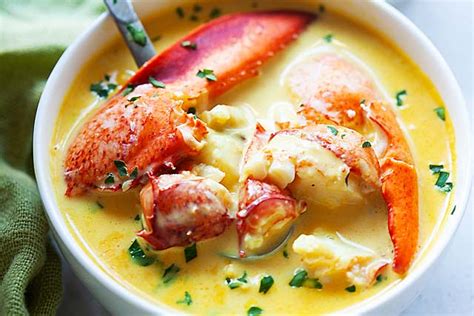 Lobster Bisque - The Best Lobster Bisque Soup - Rasa Malaysia