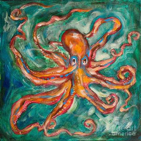 Octopus Garden Painting by Linda Olsen | Fine Art America