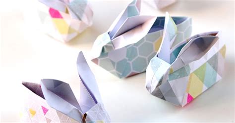 DIY ORIGAMI EASTER BUNNY BASKETS. | Gathering Beauty
