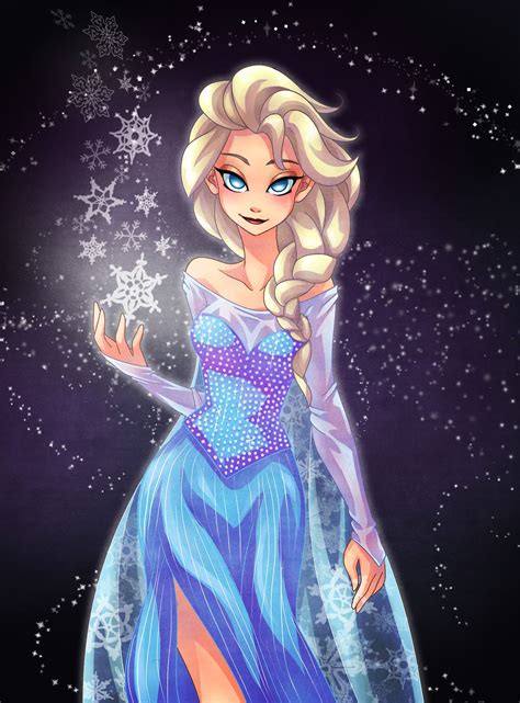 Elsa and Anna Fan Art: Elsa | Disney, Disney fan art, Disney art