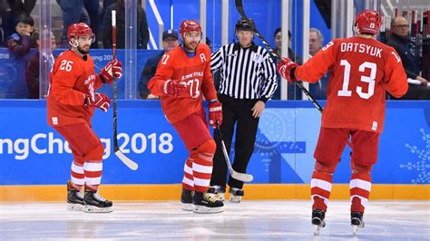 Winter Olympics hockey: Ilya Kovalchuk, OAR dominate Team USA in 4-0 ...