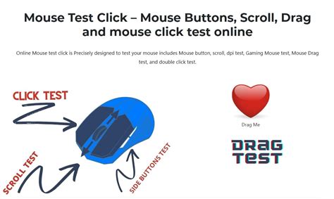 Mouse Test - Test The Mouse Keys