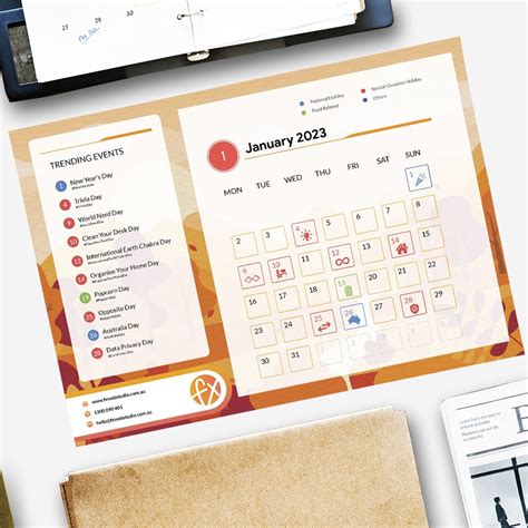 2023 Social Media Calendar (Full) - FX Web Studio