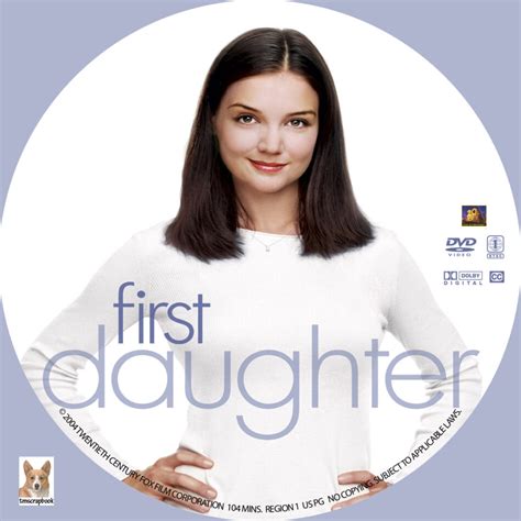 First Daughter dvd label (2004) R1 Custom