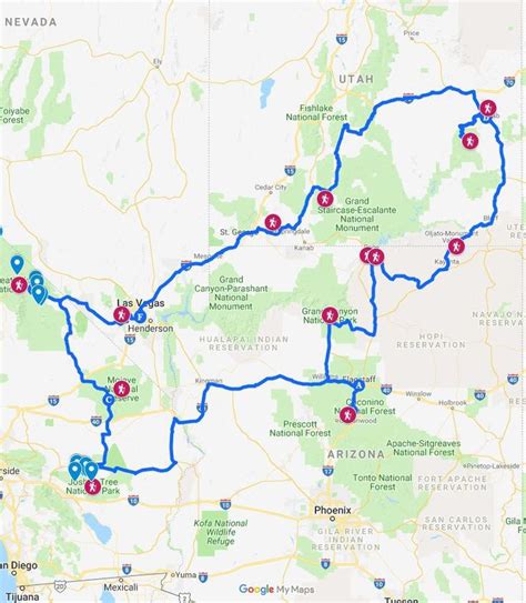 American Southwest Road Trip Itinerary | Map Included