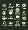 Coffee bean icon graphic design template Vector Image