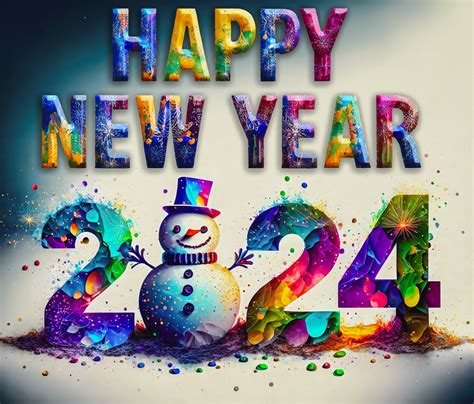 Happy New Year, 2024, Greeting Card Free Stock Photo - Public Domain ...