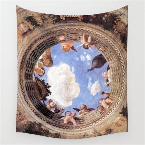 Camera degli Sposi Renaissance Cherub Painting Wall Tapestry by ...