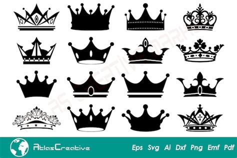 svg, dxf, eps, png snow queen crown svg queen crown svg queen tiara svg Snow crown svg Drawing ...