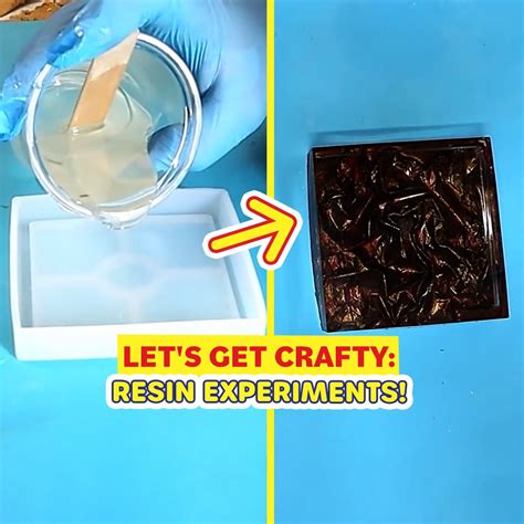 Let's Get Crafty: Resin Experiments! | experiment | Let's Get Crafty ...