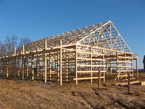 Pole Barn Lean To Trusses