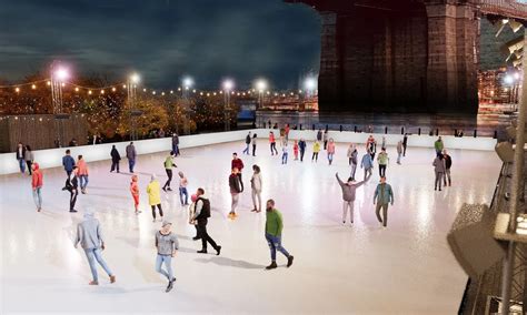 An ice skating rink is opening under the Brooklyn Bridge | 6sqft