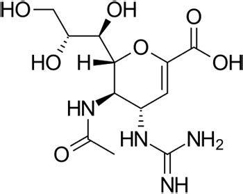 Relenza Molecule -(Zanamivir)- An Anti-Viral Drug