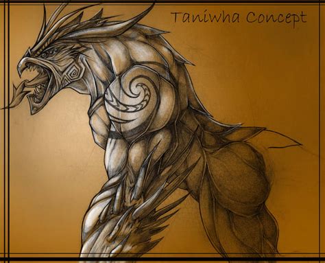 Taniwha Design by kiwi-anim8a on DeviantArt