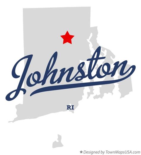 Map of Johnston, RI, Rhode Island