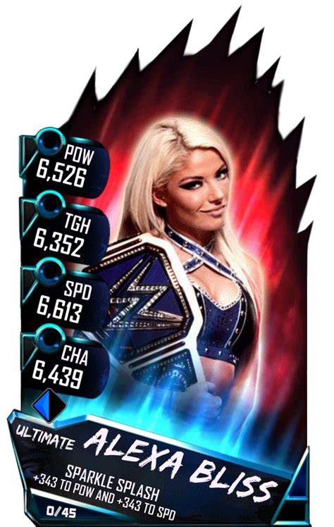 Ultimate Cards (75) - WWE SuperCard Cards Catalog - S2 & S3 Database | Wwe, Alexa, Bliss