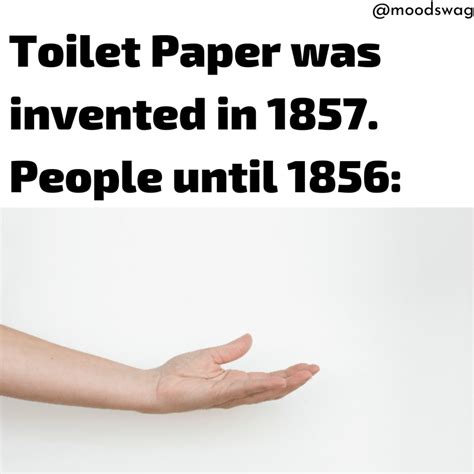 History of Toilet Paper - Moodswag