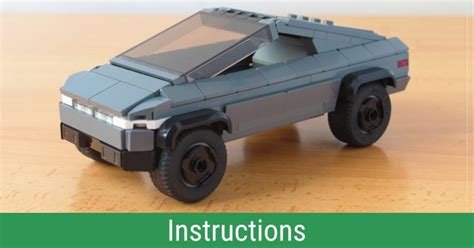 LEGO Tesla Cybertruck Instructions - The Brothers Brick | The Brothers Brick