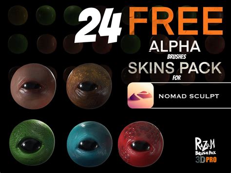 FREE RaZum Realistic Skin Alpha brushes - Tips, Tutorials and Help ...