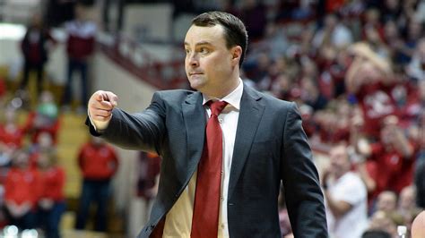 Indiana basketball coach Archie Miller speaking at Harrison on Aug. 27