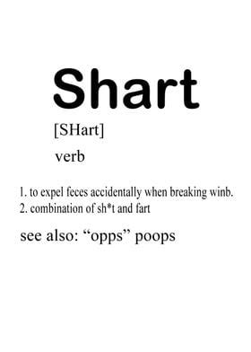 'Shart Definition' Poster by Art Funny | Displate