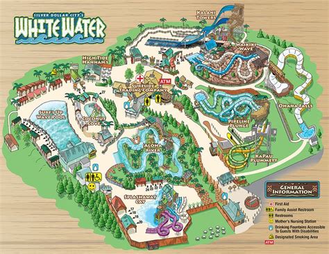 Silver Dollar City Water Park Map