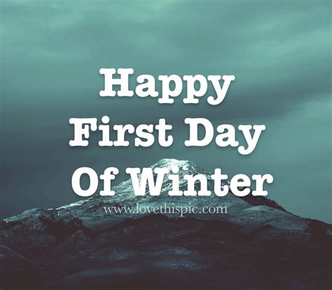 Happy First Day Of Winter Pictures, Photos, and Images for Facebook ...