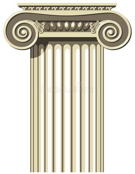 Greek Column vector illustration | Greek columns, Architectural columns, Greek