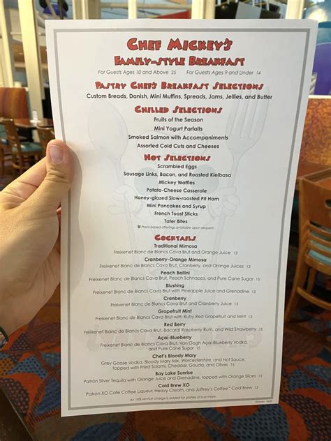 REVIEW: Chef Mickey's Debuts New Family-Style Breakfast with No Characters at Disney's ...