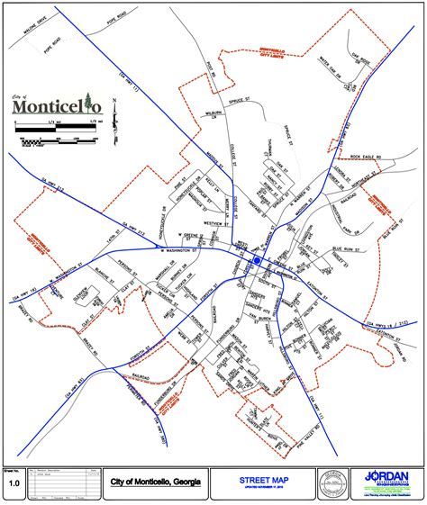 Map of City Limits | Monticello, GA