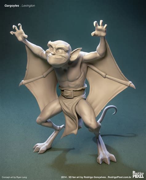 Gargoyles: Lexington – Fan Art by Rodrigo Gonçalves | Character design animation, Character ...